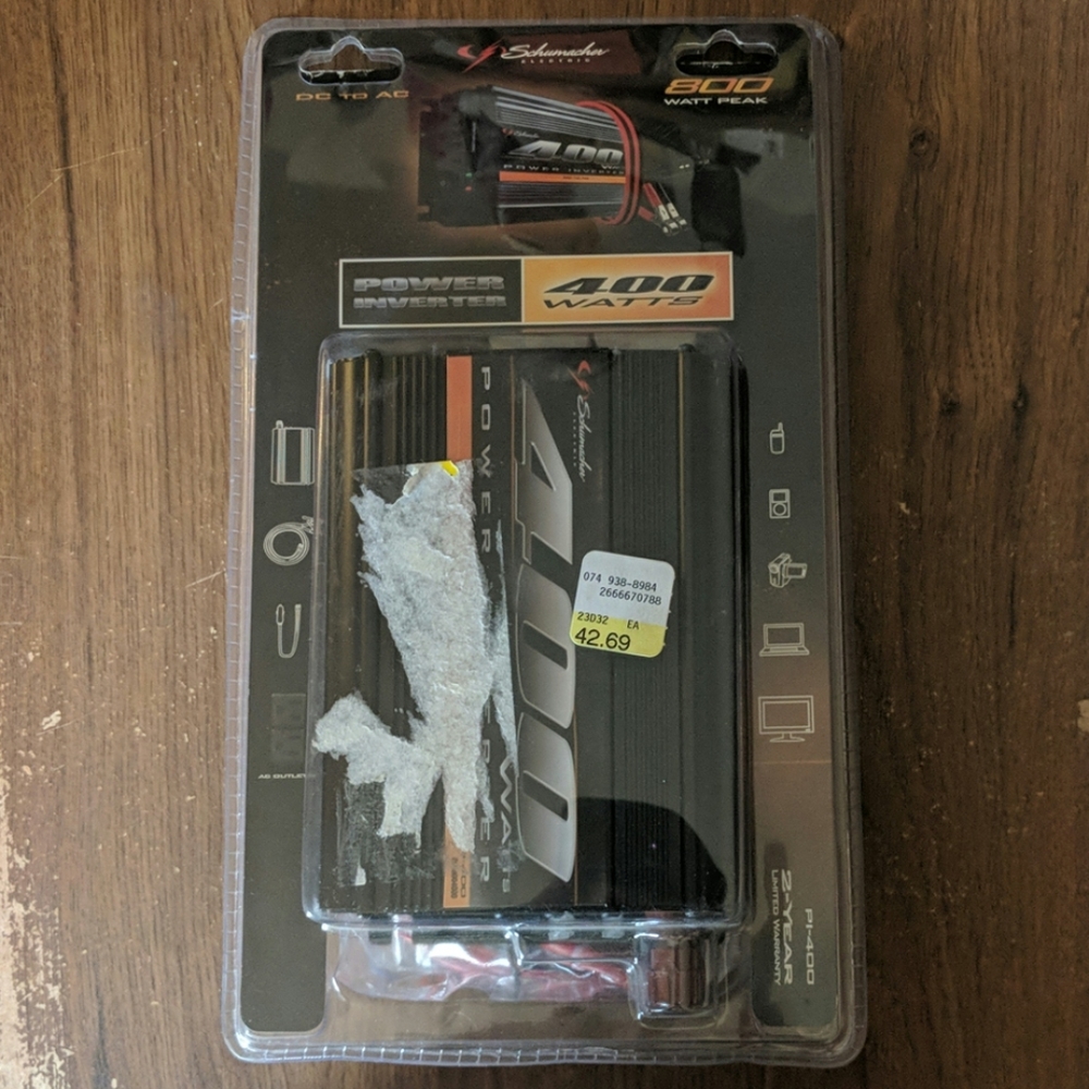 Schumacher Electric power inverter. NWT.